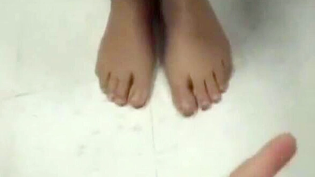 JAV Enchantress with Mesmerizing Feet Soles ~ Indulge in a Sensual Foot Worship Experience!