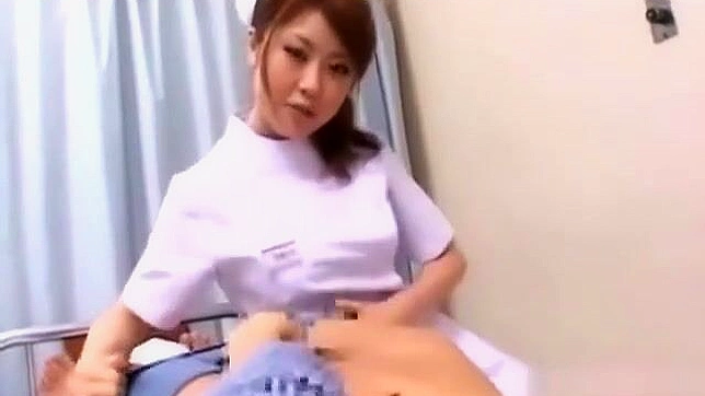 Revealing the Luscious Looks of a Sexy Japanese Nurse with a Sultry Striptease!