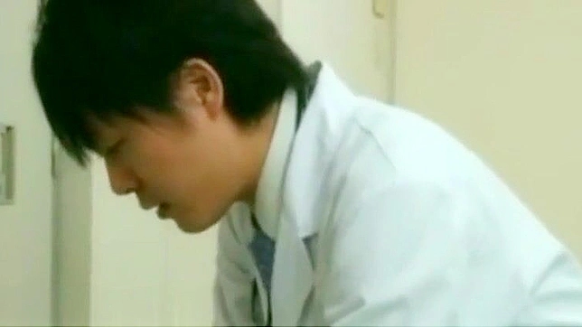 Peel off the uniform of a luscious Japanese nurse in a hot hospital scene!]