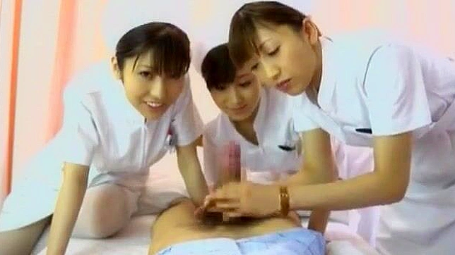 Japanese Sirens Airi Misora, Akari Satsuki, and Harumi Asano in Sizzling POV with Big Cocks