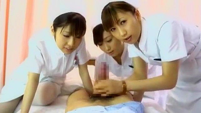 Japanese Sirens Airi Misora, Akari Satsuki, and Harumi Asano in Sizzling POV with Big Cocks