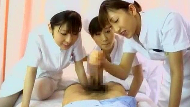 Japanese Sirens Airi Misora, Akari Satsuki, and Harumi Asano in Sizzling POV with Big Cocks