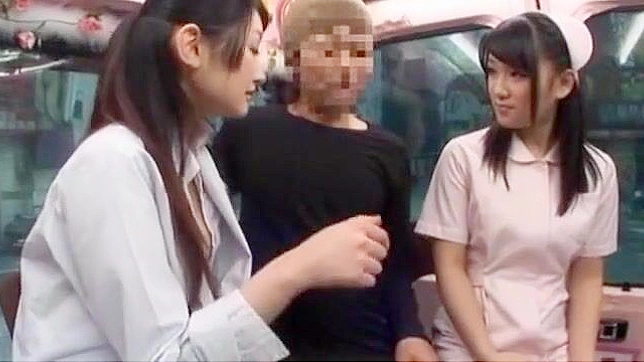 Japanese Fetish Fun! Tsumugi Serizawa, Azumi Mizushima, and Nana Usami in a Wild Handjob JAV