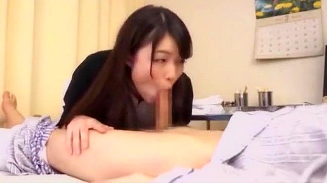 Cute and nasty japanese slut pleasure her boy in bathroom