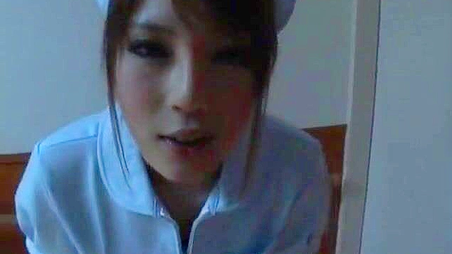 Asuka Kimishima our Japanese Nurse internet cafe worker is now an JAV