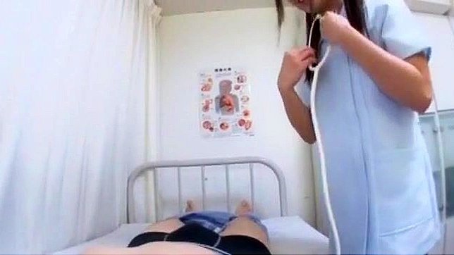 Michiru Kobayashi, the Luscious Japanese Nurse in Hottest Naasu Handjobs JAV Video