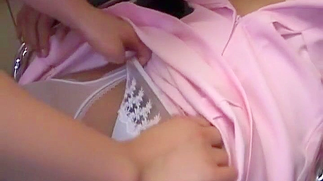 Sexy teen Japanese Nurse girl in white swim suit get massage and fucked. Delicious.