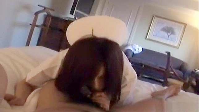 Get Ready for the Hottest Blowjob Scene with a Horny Japanese Girl in Nurse Attire! JAV Movie Alert!