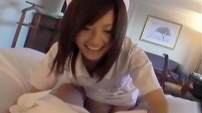 Get Ready for the Hottest Blowjob Scene with a Horny Japanese Girl in Nurse Attire! JAV Movie Alert!