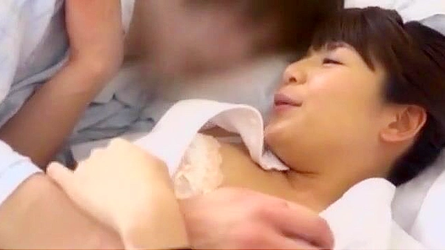 Pretty Japanese Nurse maid just loves having her hairy pussy licked