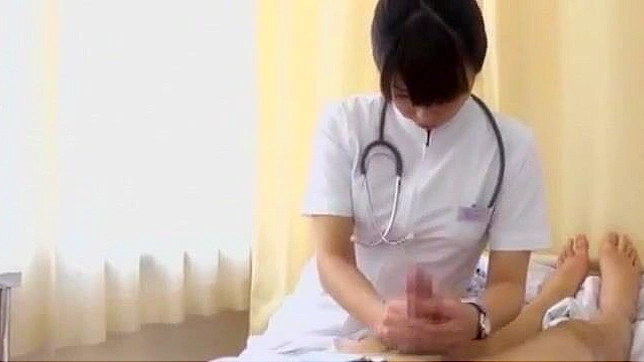 Pretty Japanese Nurse maid just loves having her hairy pussy licked