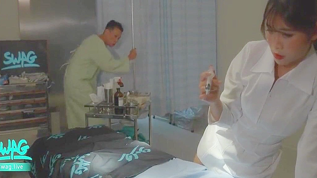 JAV Porn Video ~ 8-Minute Gangbang in a Hospital with a Time-Stopping Device!