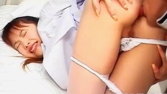 JAV Enchantress Rina Usui as Horny Nurse Takes Patient Cock in Mouth - Absolutely Mesmerizing!