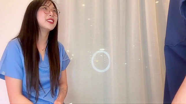 CAUGHT ON CAM ~ Sultry MILF Doctors Playfully Seduce Young Medical Intern In JAV Fantasy