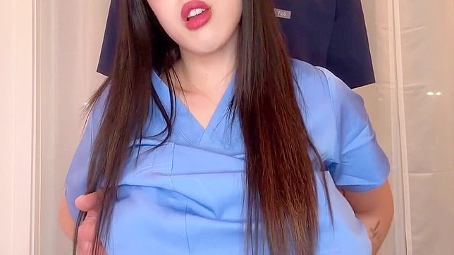 CAUGHT ON CAM ~ Sultry MILF Doctors Playfully Seduce Young Medical Intern In JAV Fantasy