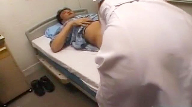 JAV Nurse's Naughty Training ~ Squeezing Patient's Luscious Treasure