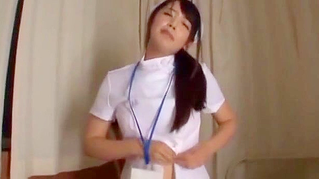 JAV Cutie Gets Pleased in Nursing Uniform - Must-Watch!