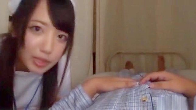 JAV Cutie Gets Pleased in Nursing Uniform - Must-Watch!