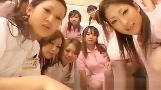 JAV Beauty ~ Alluring Nurses Take Control in Steamy Sex on Top Scene Part 2