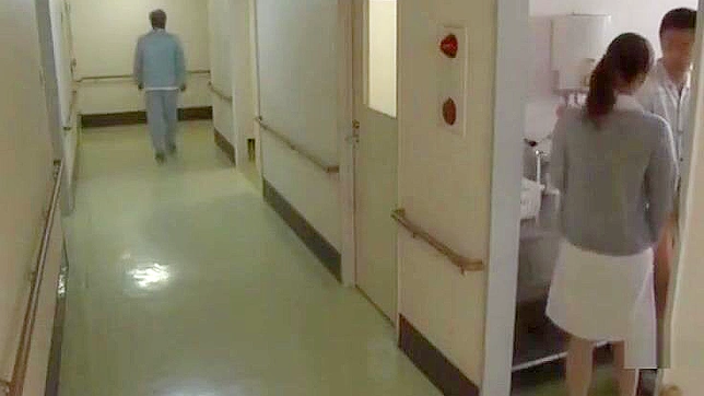 Naughty Nurse Goes Wild in the Toilet!