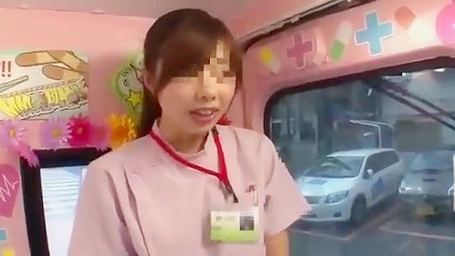 JAV Enchantress Gives Steamy Blowjob at the Hospital!