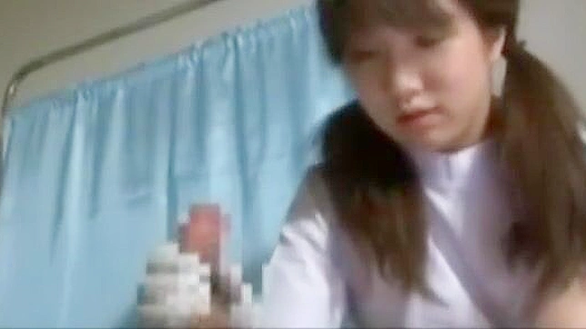 Japanese Nurse Teases You with a Naughty Handjob ~ CFNM Fetish Delight!