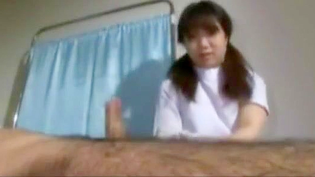 Japanese Nurse Teases You with a Naughty Handjob ~ CFNM Fetish Delight!