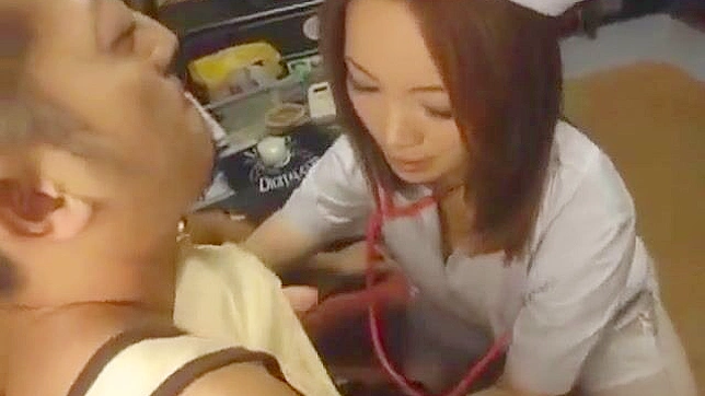 Experience the Thrill of an Asian Nurse Blowjob ~ JAV Fantasy Come to Life!