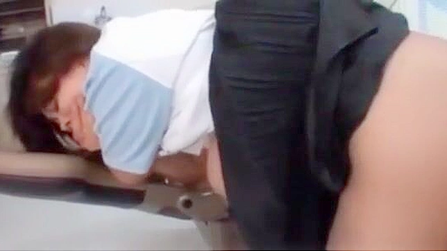 JAV Behind the Scenes ~ Horny Doctor Fucks Nurse Upskirt in Japanese Medical Fetish Video