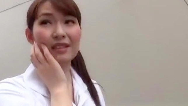 JAV Enchantress Exposes her Luscious Figurine with Jaw-Dropping Dildo Play during Hospital Shift