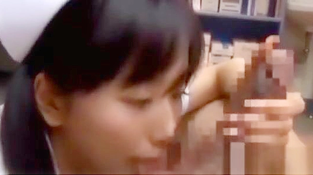 Japanese Nurse Delivers Ultimate Pleasure with Creamy Cumshot