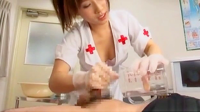 JAV Star Minami Kojima's Steamy Nurse Role-Play with a Handsome Patient ~ Cock Sucking and More!