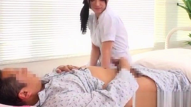 Japanese Nurse Karen Hazuki's Luscious MILF Moments with Older Cock