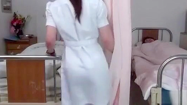 Japanese nurse's sexy cock sucking features revealed!