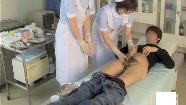 Revealed ~ How Japanese Nurses use Latex Gloves to Tease and Please!