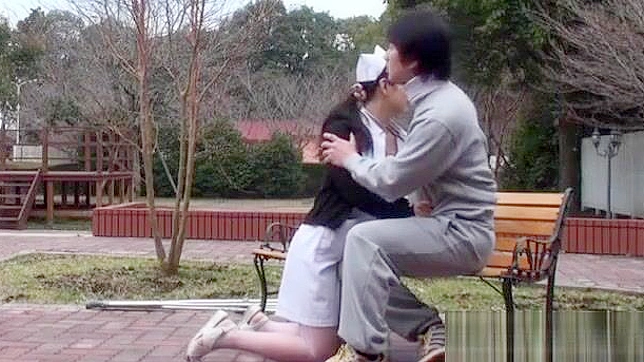 Japanese Nurse Delights in Steamy Outdoor Sex