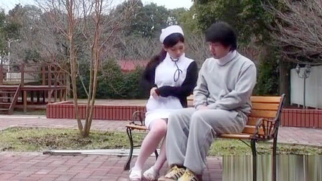 Japanese Nurse Delights in Steamy Outdoor Sex