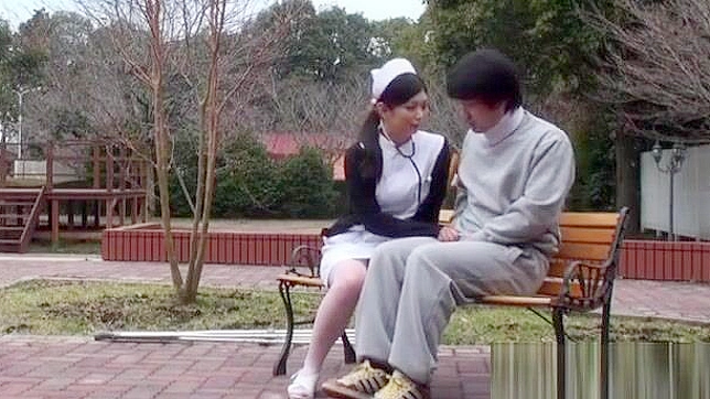 Japanese Nurse Delights in Steamy Outdoor Sex