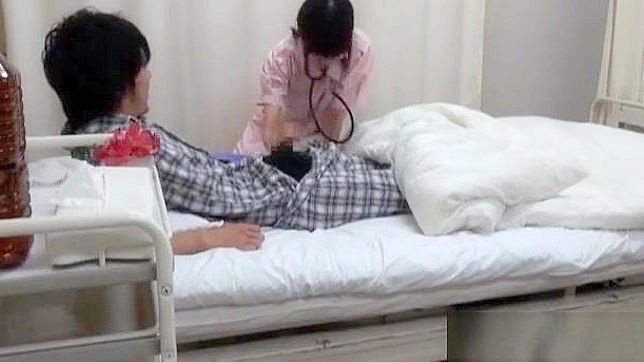 Naughty Nurse Sessions ~ JAV Beauty Blows Away Patients with Insatiable BJ Skills