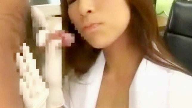 Charming JAV Nurse Seduces with Her Delightful Blowjob Skills