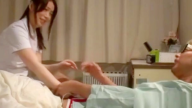 JAV Cutie ~ Alluring Nurse Gives Steamy Hand Relief