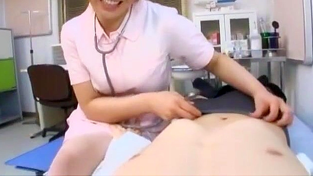 Japanese Enchantress Karen Natsuhara Drives You Wild with Horny Medical Blowjob