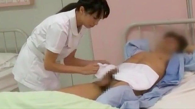 Japanese Sex Kittens Ryo Sena, Imai Natsumi, and Yuzu Yamanashi in a Naughty Nurse JAV Scene