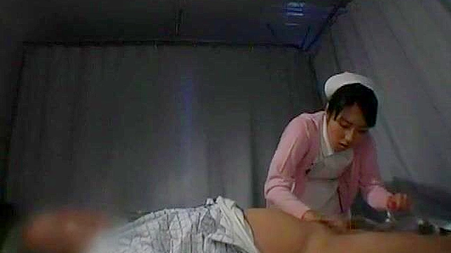 Tender Japanese Nurse teen gets screwed by a bunch of horny men