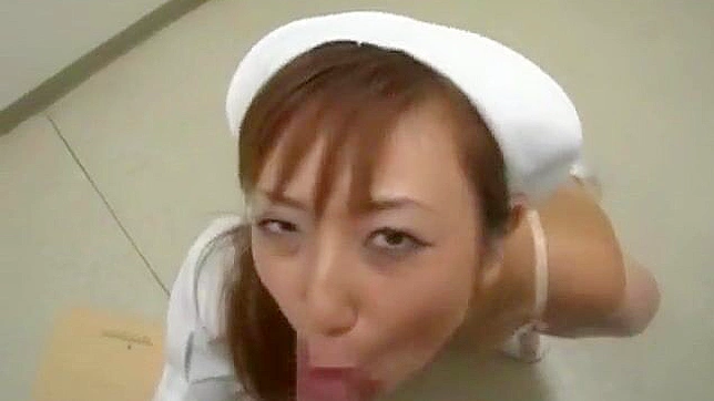 Top-class Japanese Nurse babe in sexy bikini sucks cock before getting fucked[HMHI-188]