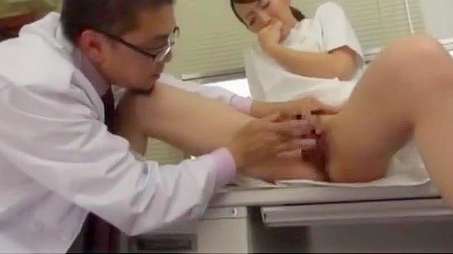 Satisfy Your Cravings with Luscious JAV Star Hibiki Otsuki + 2 More in 'Crazy Nurse' Handjob Scene