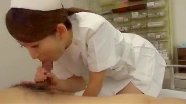 Satisfy Your Cravings with Luscious JAV Star Hibiki Otsuki + 2 More in 'Crazy Nurse' Handjob Scene