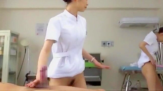 Round ass japanese beauty gets pussy seduced with hitachi by horny fella