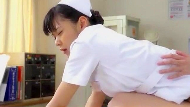 Round ass japanese beauty gets pussy seduced with hitachi by horny fella