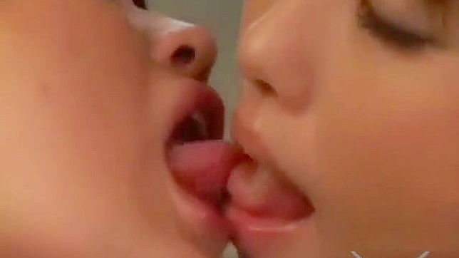 Japanese Nurses' Passionate Kiss & Threesome with Breast Rubbing - Forbidden Pleasure Revealed!